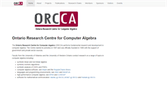 Desktop Screenshot of orcca.on.ca